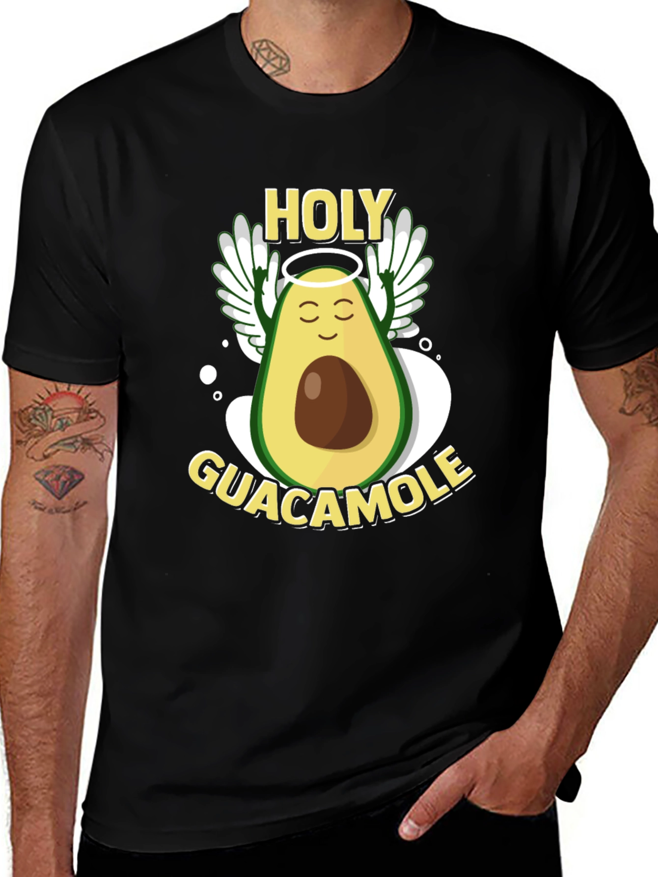 Black Holy Guacamole Black T-Shirt main image