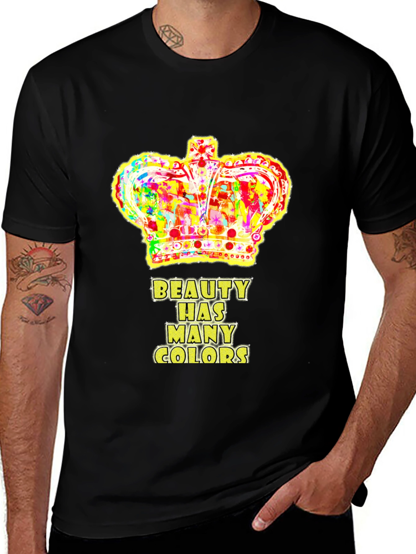Variant 22 of Beauty Has Many Colors T-Shirt