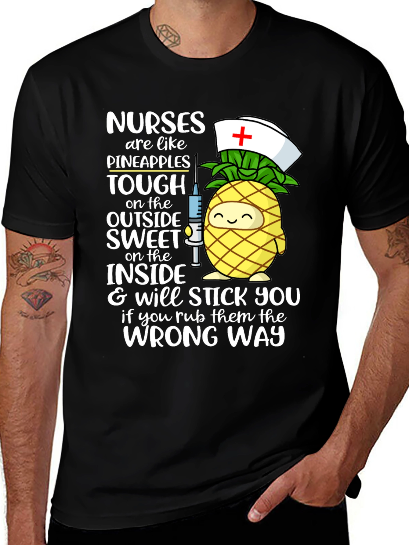 Variant 9 of Nurses Pineapple T-Shirt | Nurse Appreciation
