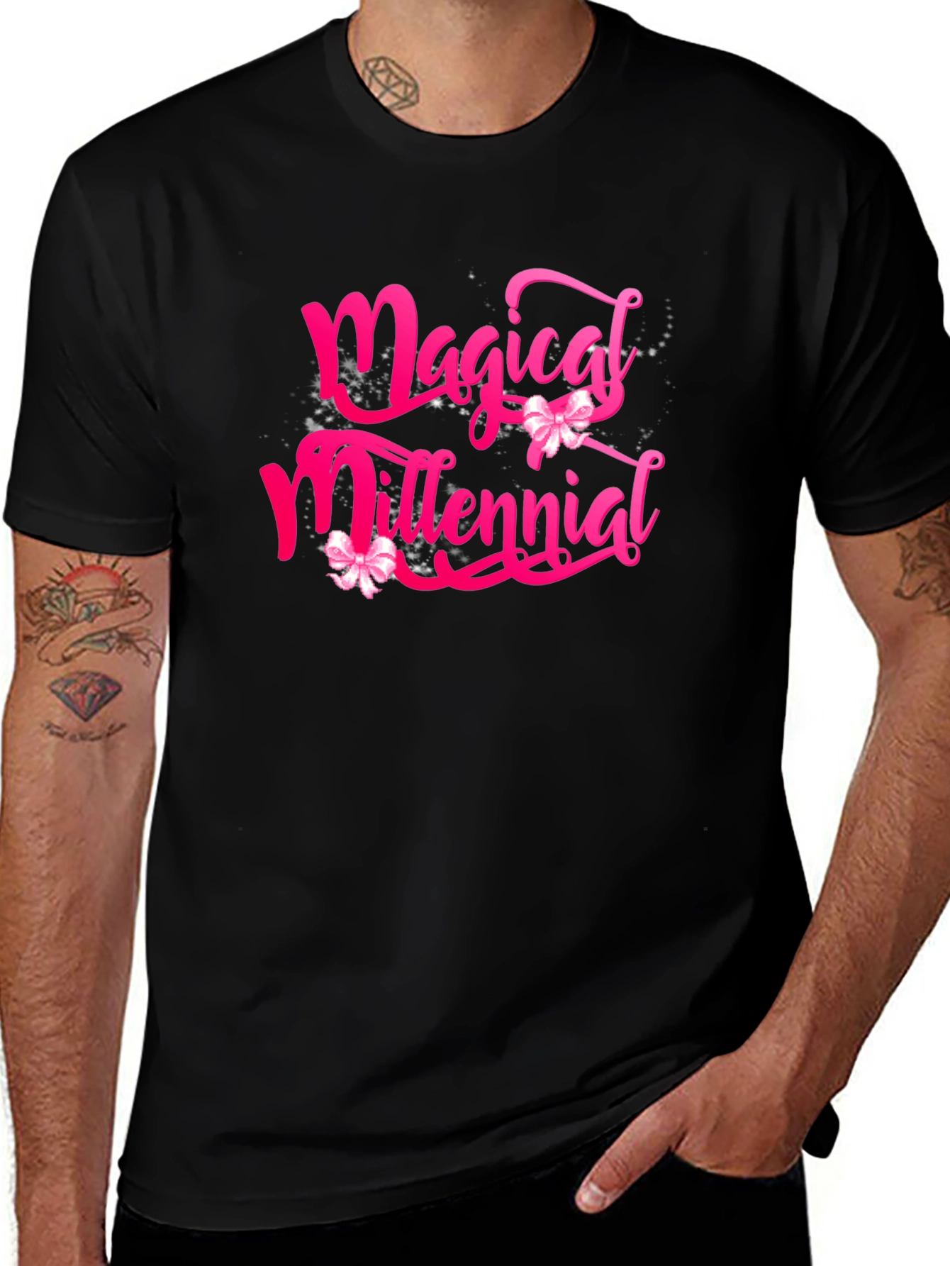 Magical Millennial Black T-Shirt