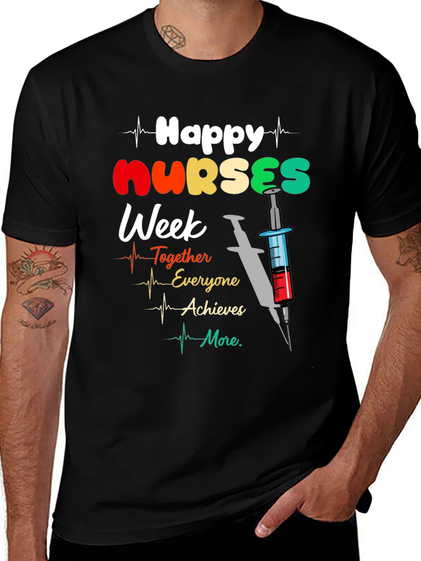 Variant 14 of Happy Nurses Week Graphic T-Shirt
