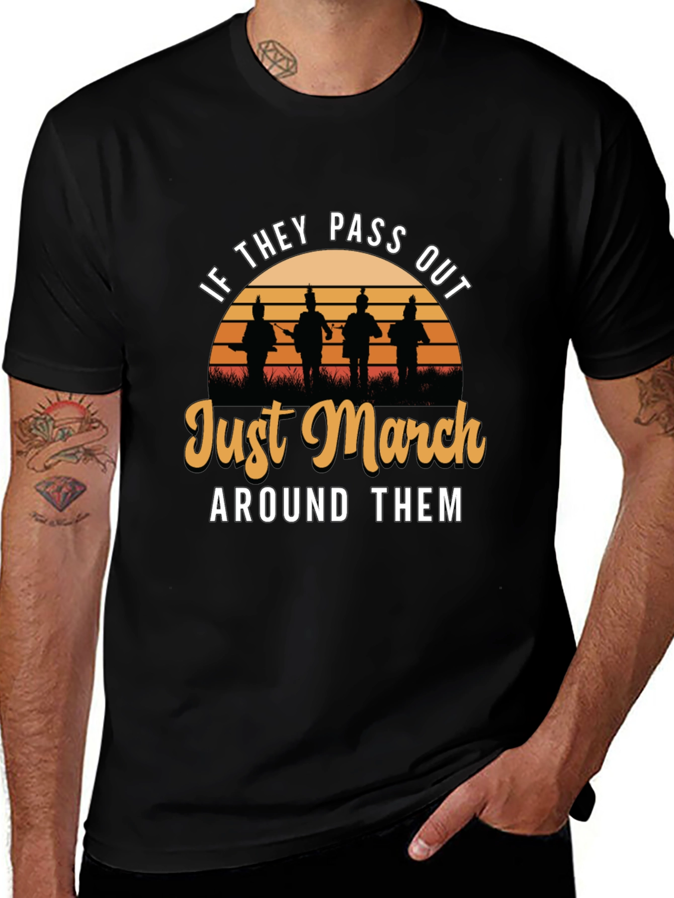 Variant 14 of Just March Around Them T-Shirt
