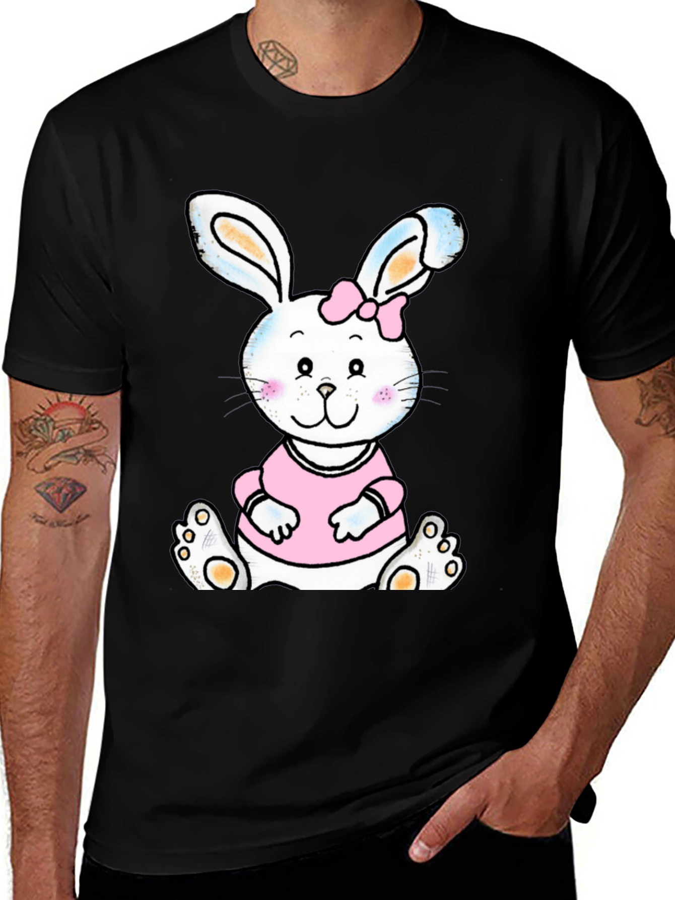 Variant 16 of Cute Bunny T-Shirt - Easter Style