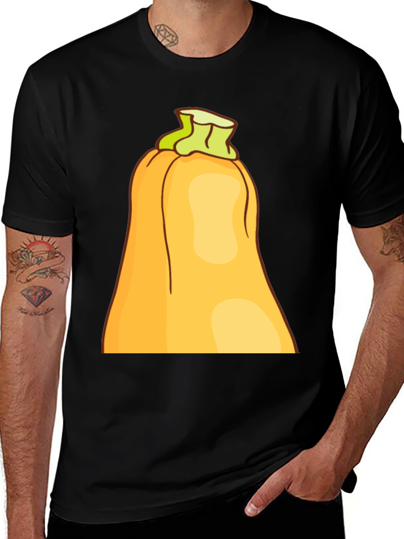 Variant 25 of Butternut Squash Graphic Tee - Quirky Foodie T-Shirt