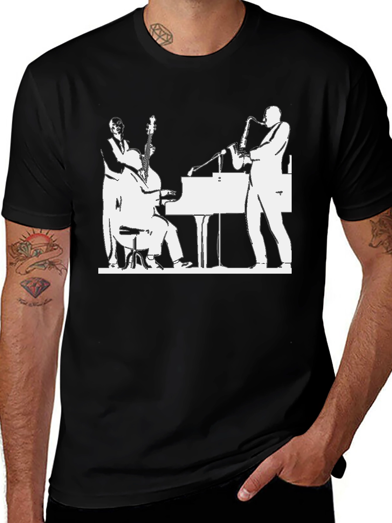 Variant 16 of Jazz Band T-Shirt - Classic Music Tee