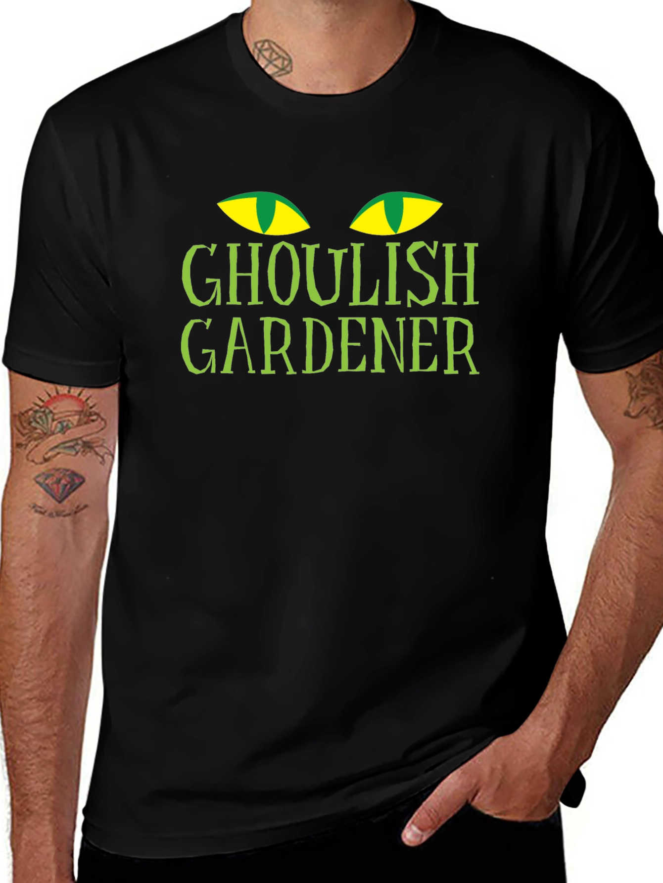 Variant 21 of Ghoulish Gardener Graphic Tee
