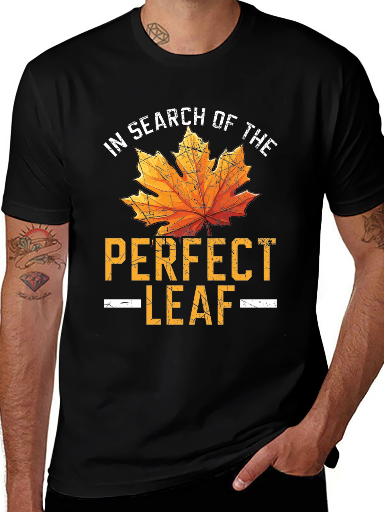 Variant 17 of In Search of the Perfect Leaf T-Shirt