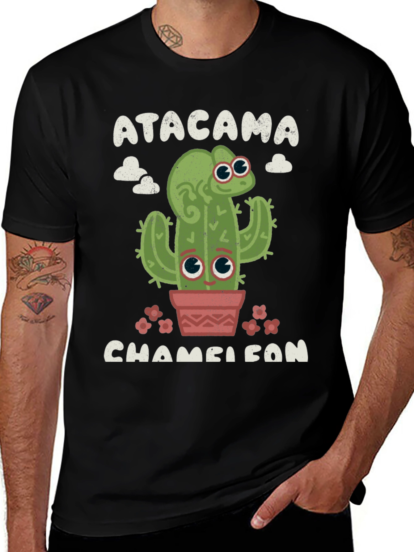 Variant 8 of Atacama Chameleon Cactus T-Shirt