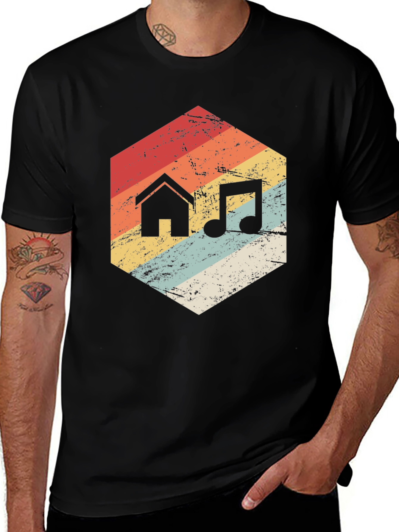 Variant 25 of Vintage House Music Graphic Tee