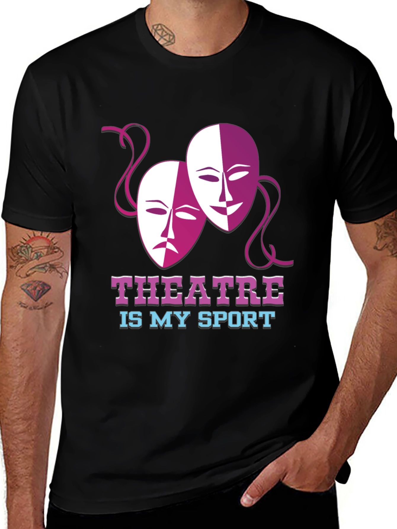 Variant 25 of Theatre Is My Sport Graphic T-Shirt