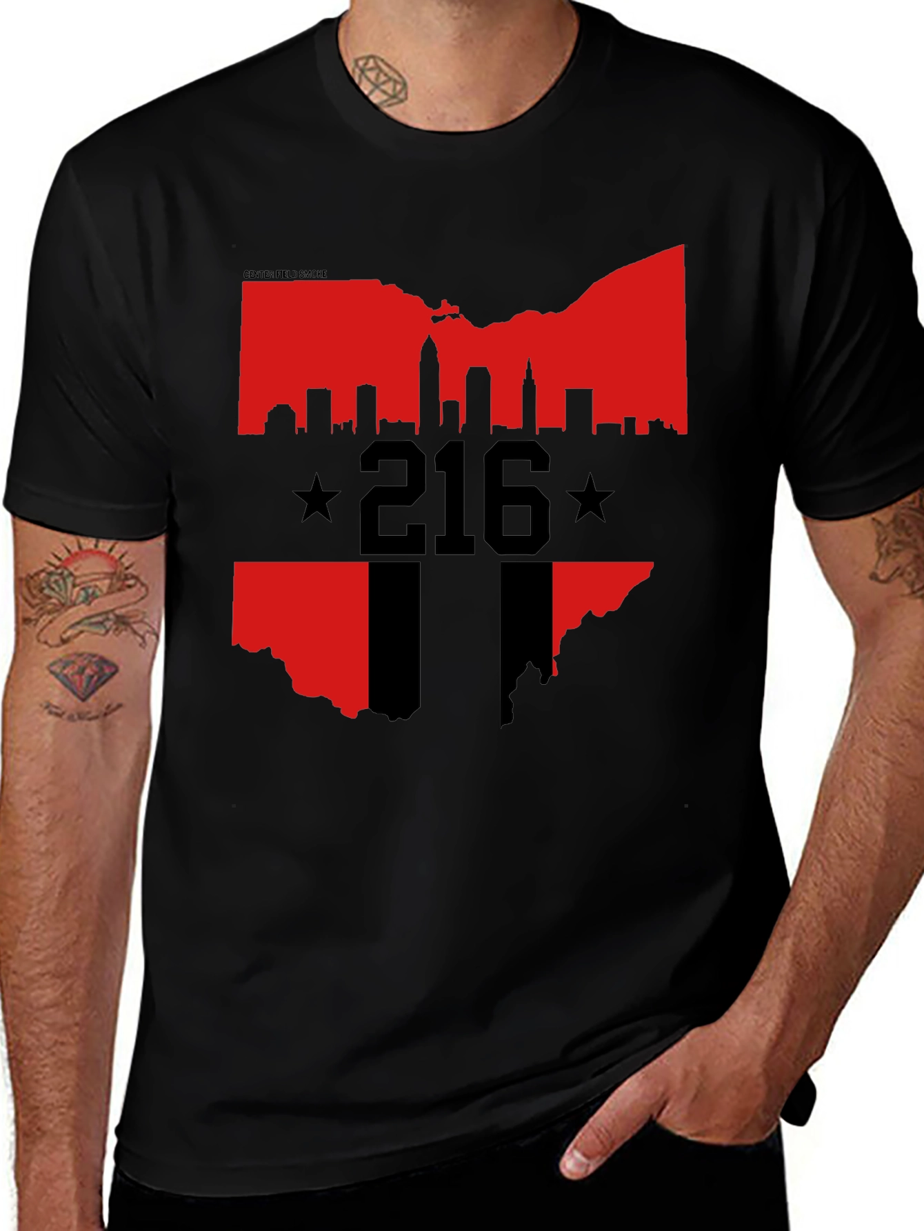 Cleveland 216 T-Shirt - Ohio Pride