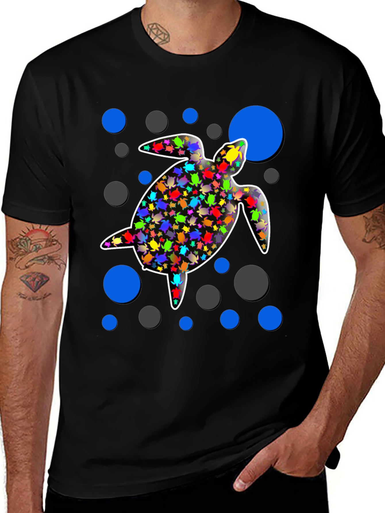 Sea Turtle T-Shirt: Colorful Turtle Design