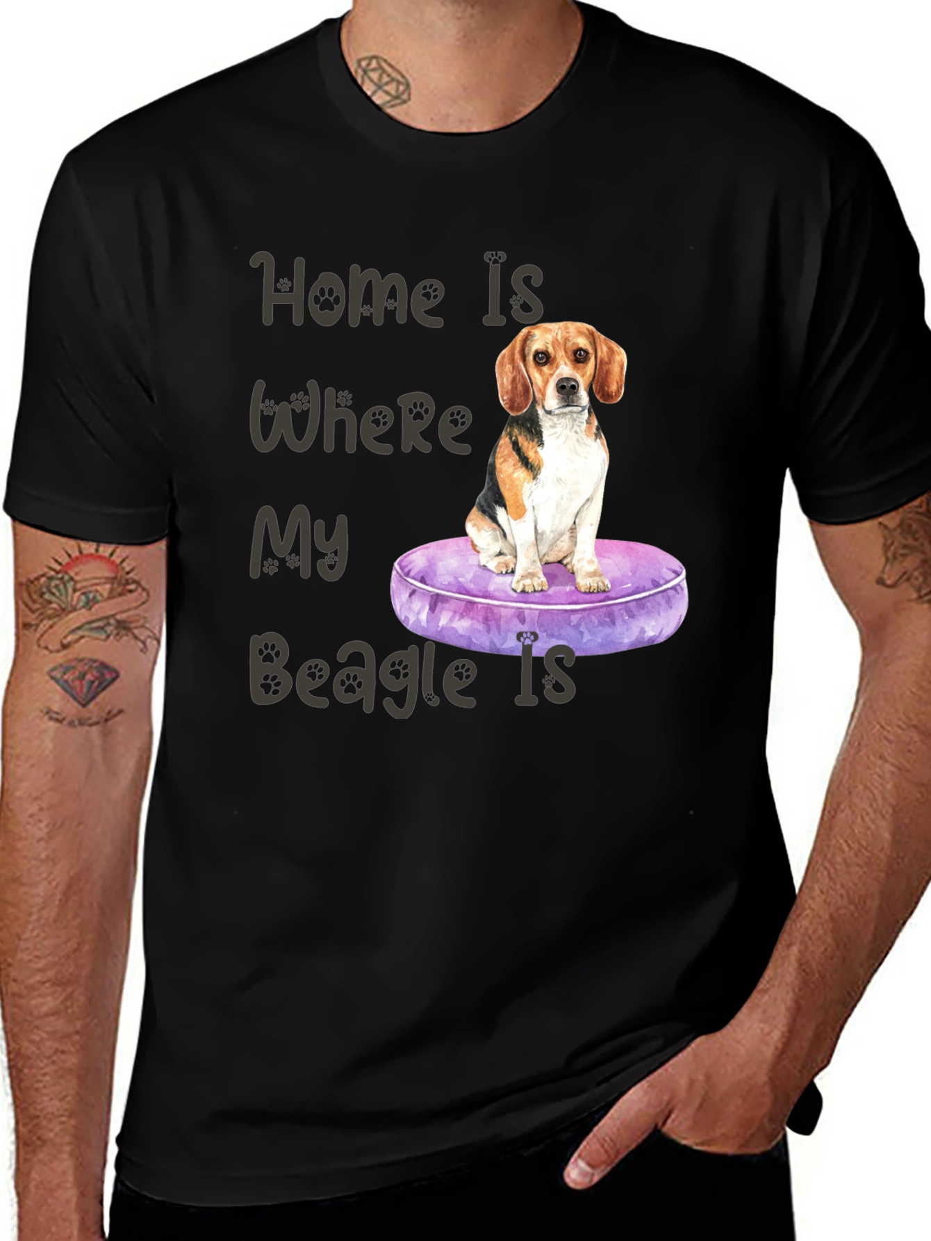Home is Where My Beagle Is T-Shirt