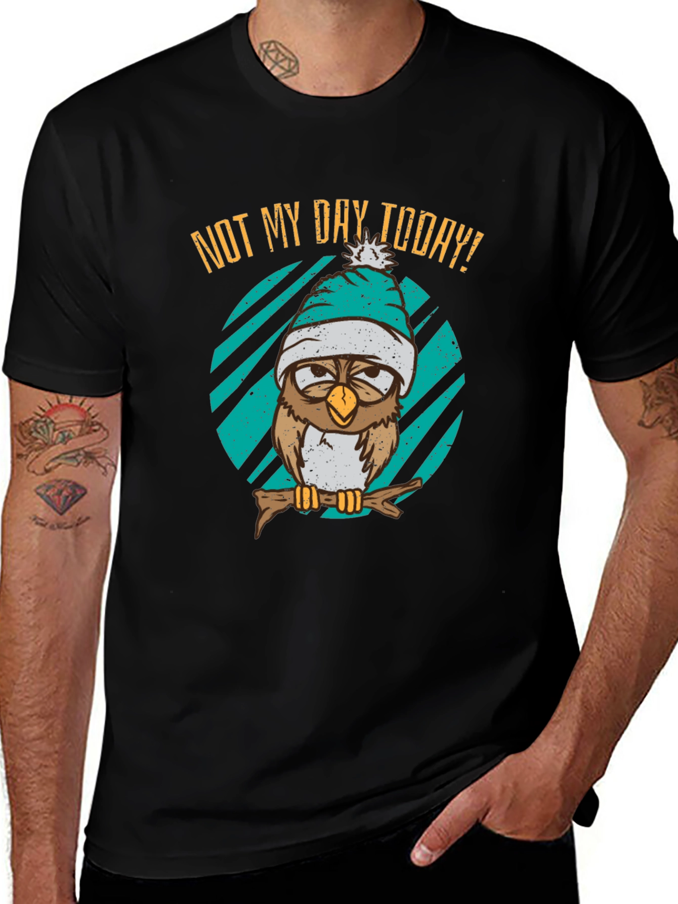 Not My Day Today Owl T-Shirt
