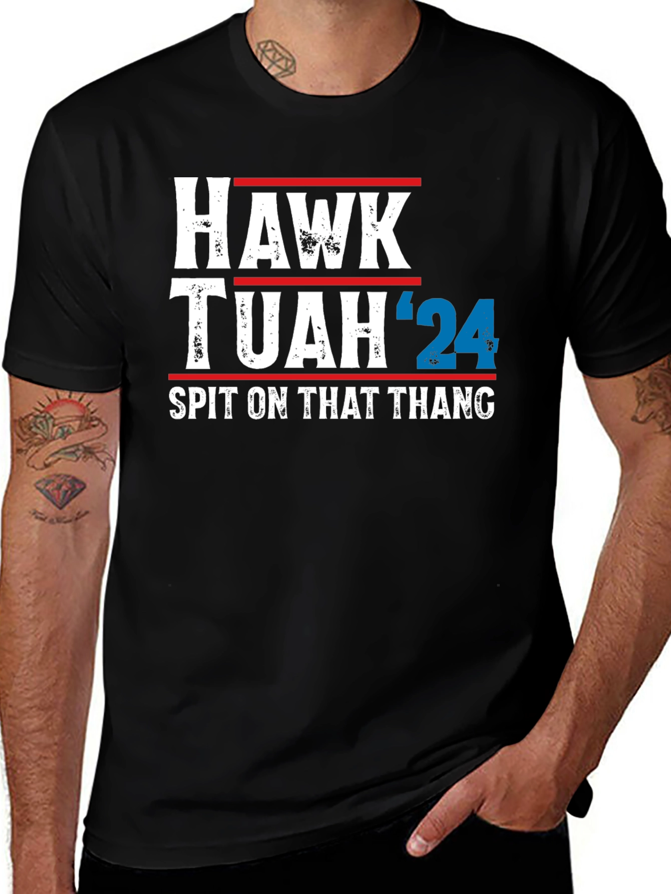 Variant 19 of Hawk Tuah '24 T-Shirt