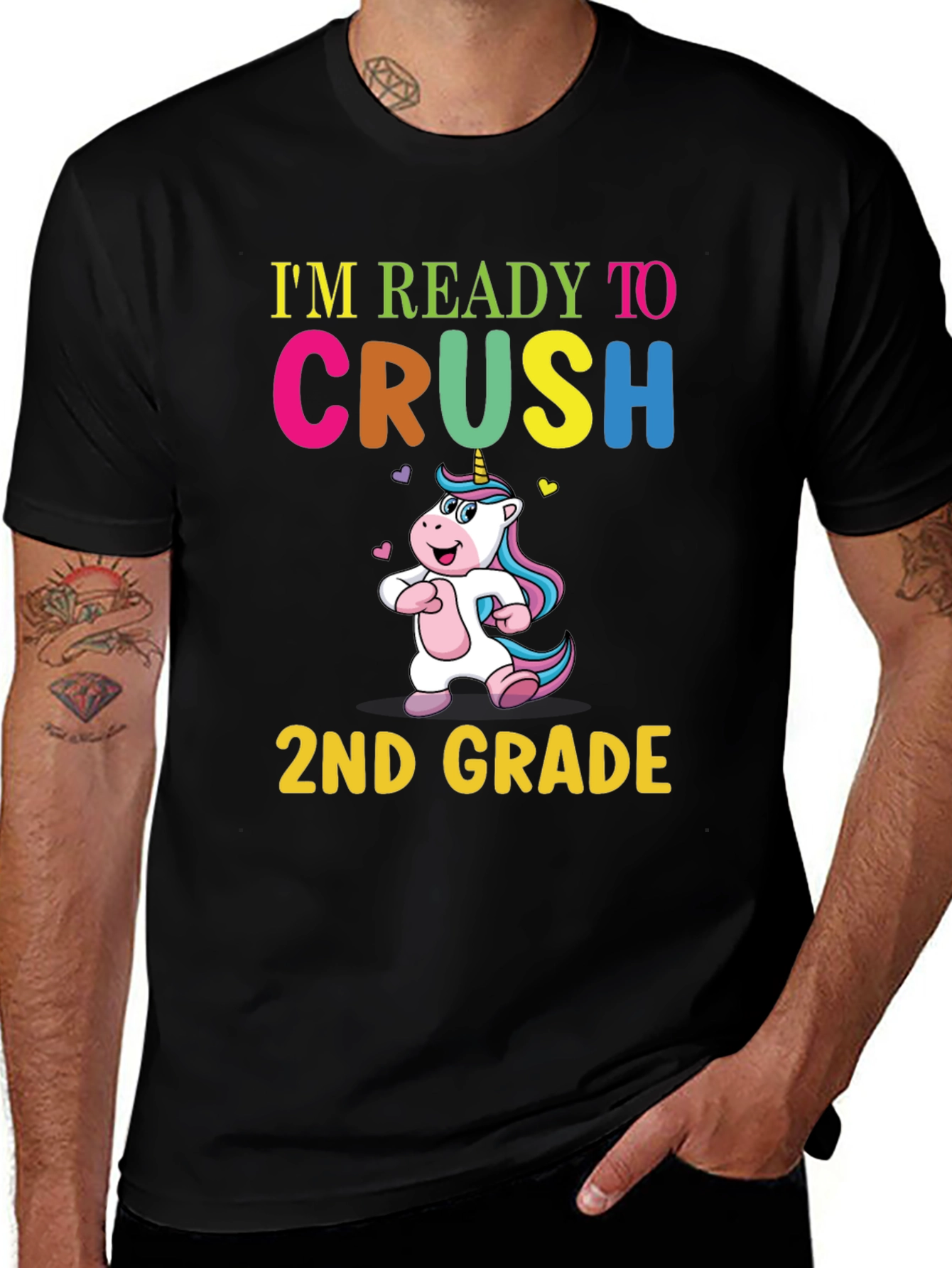 Ready to Crush 2nd Grade Unicorn T-Shirt