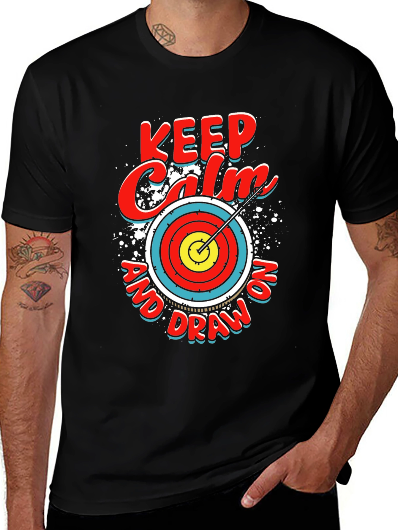 Variant 27 of Keep Calm and Draw On T-Shirt