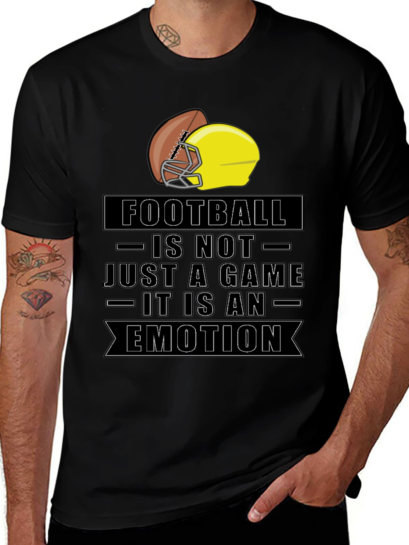 Variant 11 of Football is an Emotion Graphic Tee