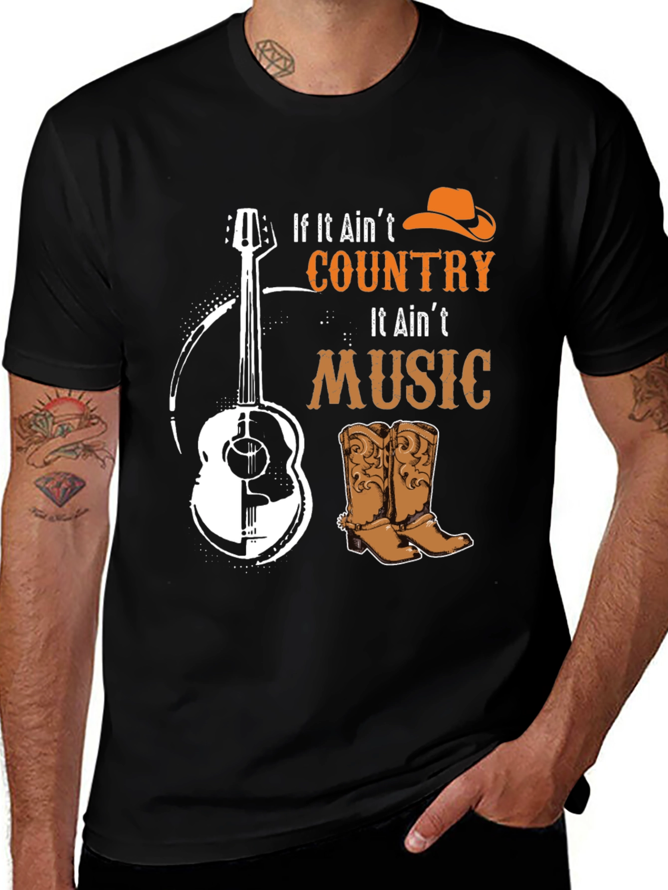 Variant 3 of Country Music Graphic Tee