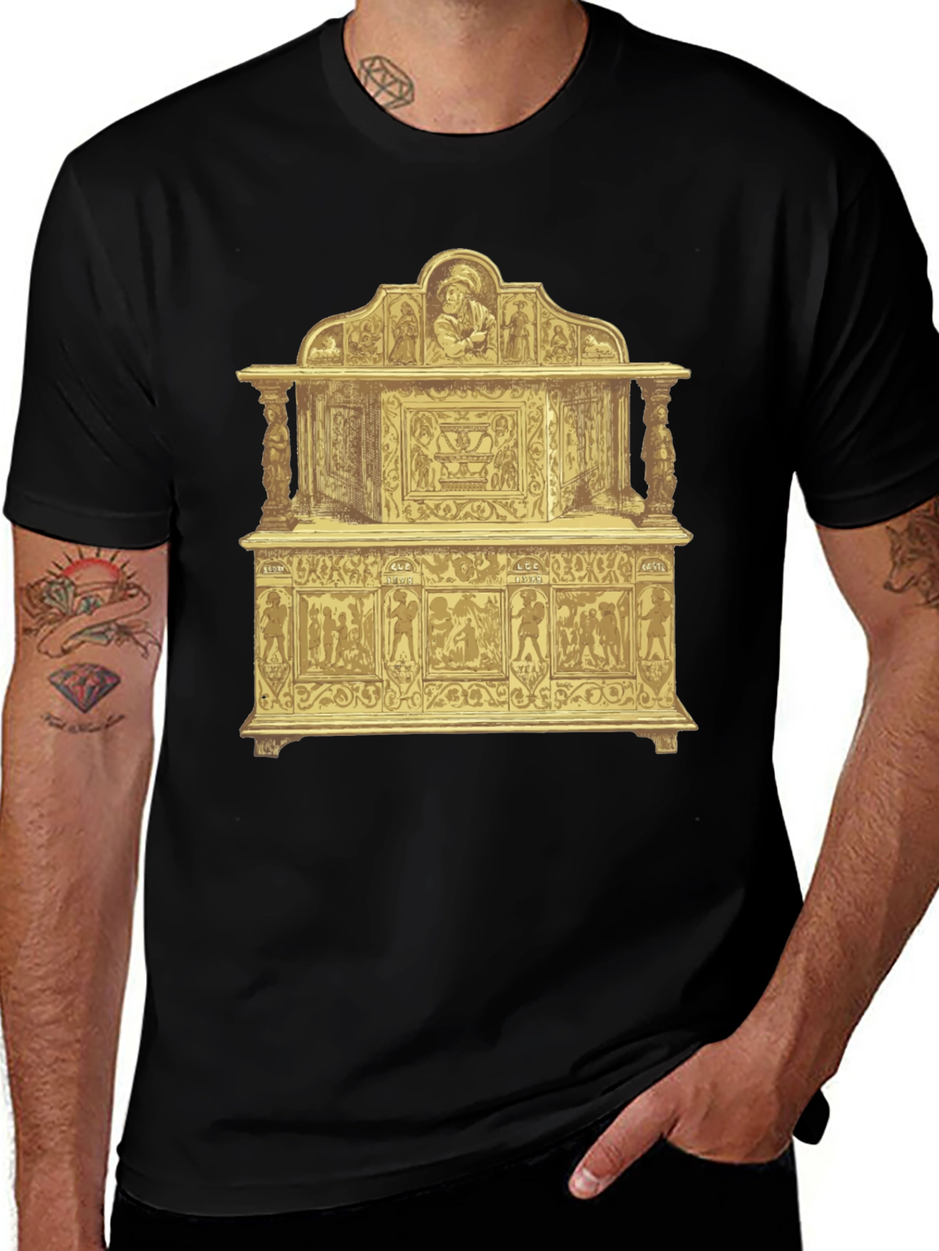 Variant 29 of Vintage Golden Cabinet T-Shirt