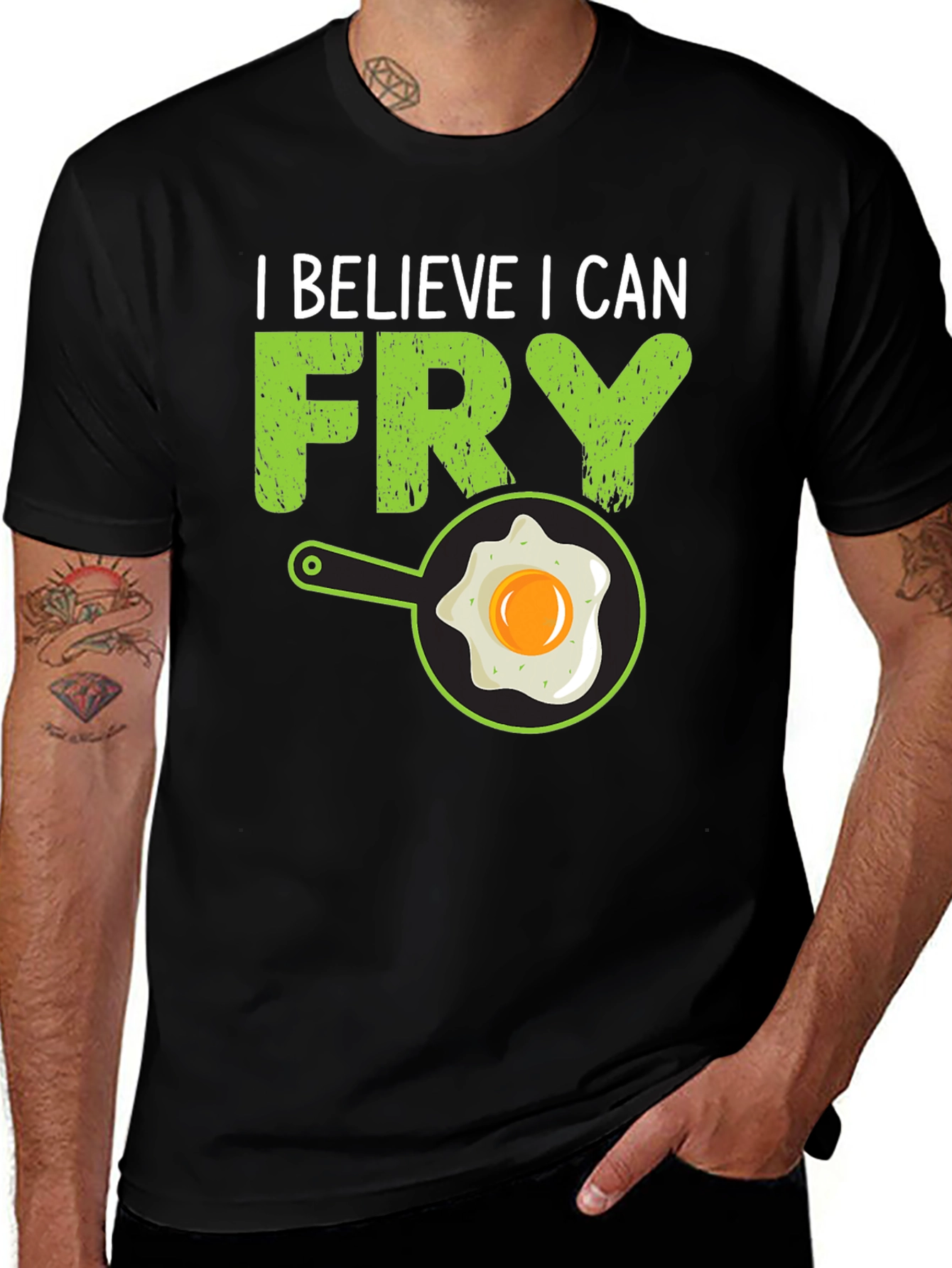 Variant 15 of I Believe I Can Fry T-Shirt