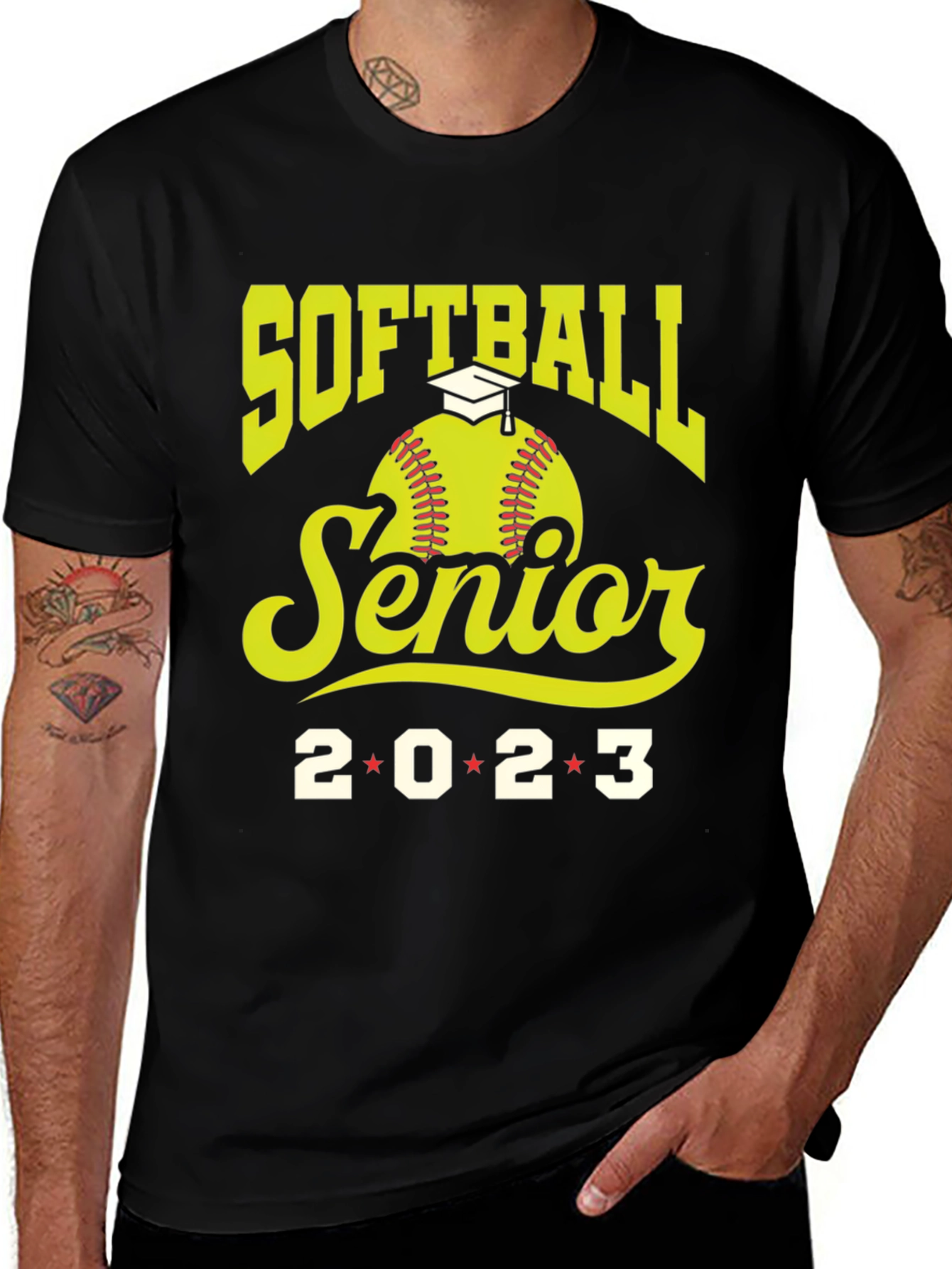 Variant 22 of Softball Senior 2023 T-Shirt