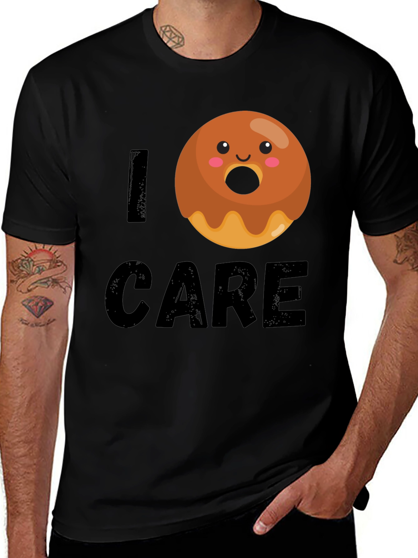 Variant 16 of I Donut Care Graphic Tee