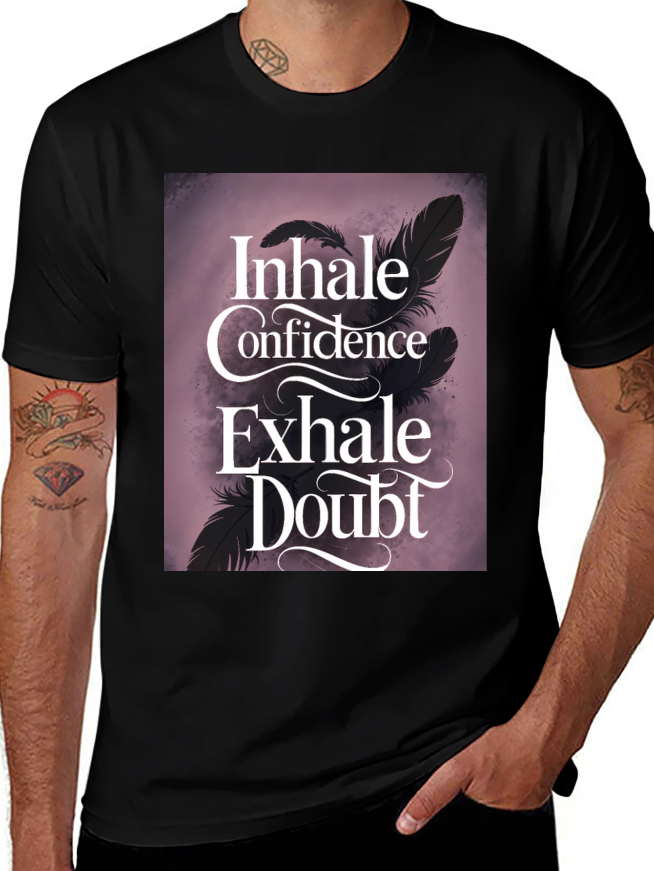 Variant 9 of Inhale Confidence, Exhale Doubt T-Shirt