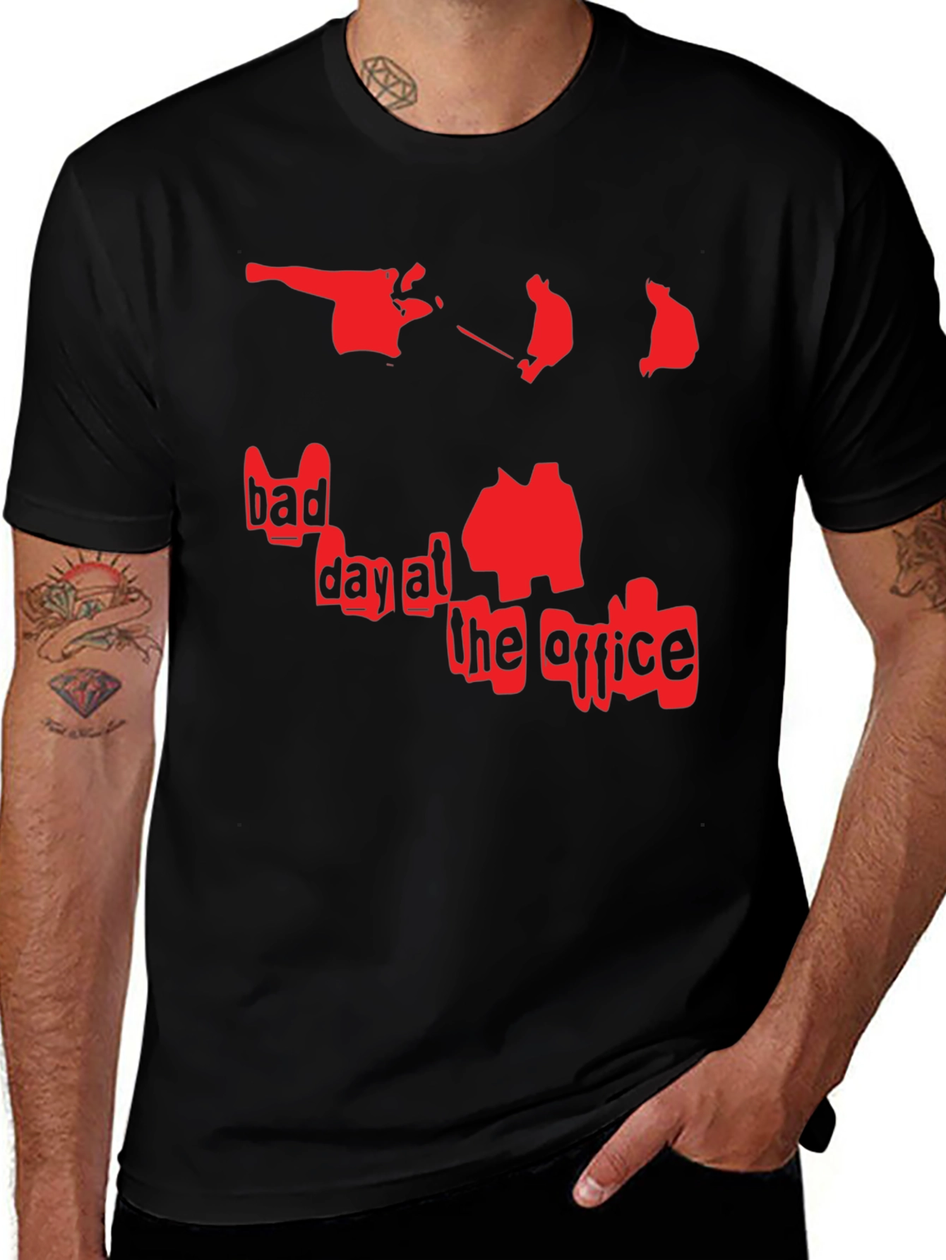 Variant 28 of Bad Day at the Office Graphic Tee