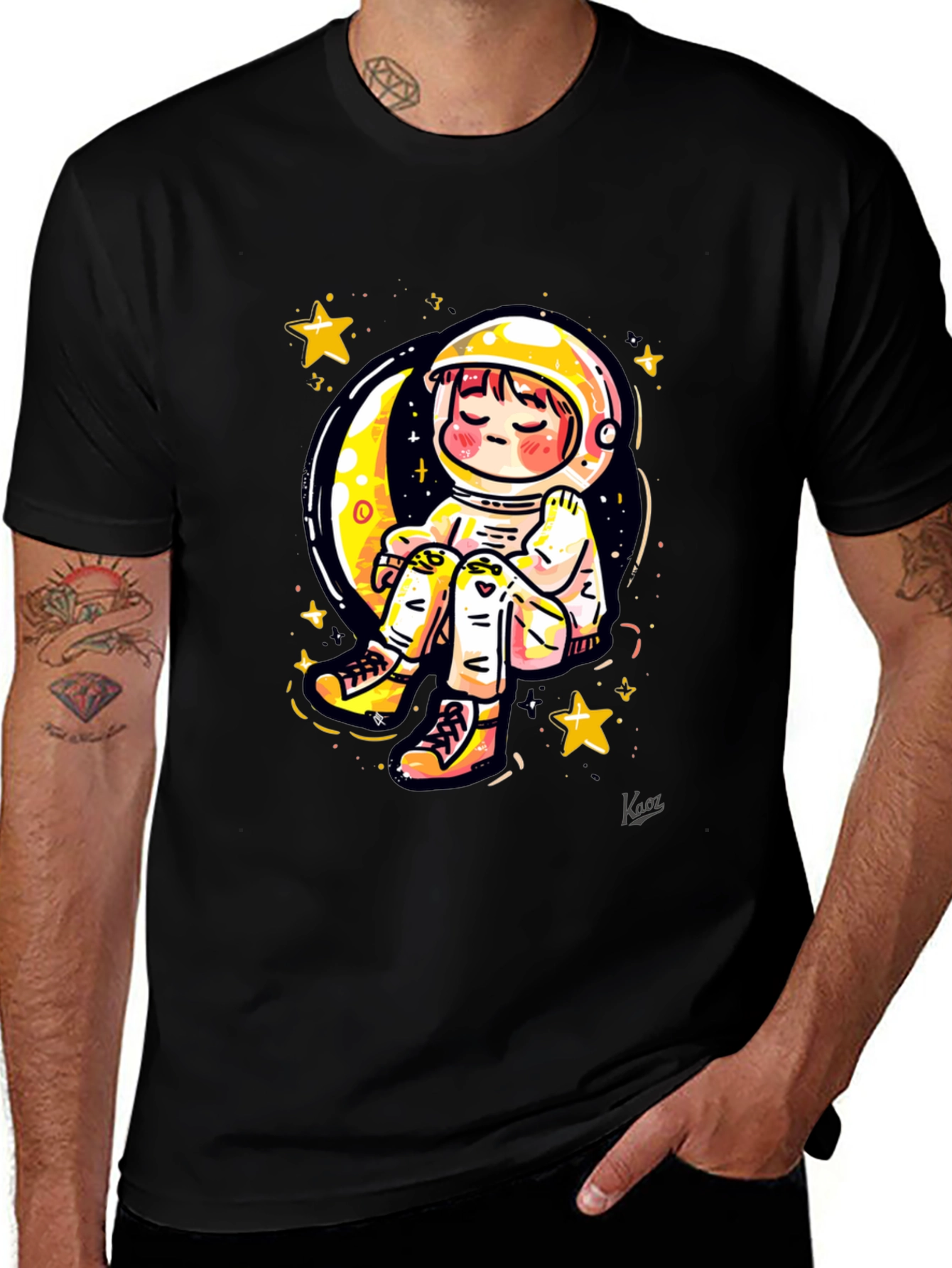 Variant 9 of Astronaut Moon Dreamer Graphic T-Shirt