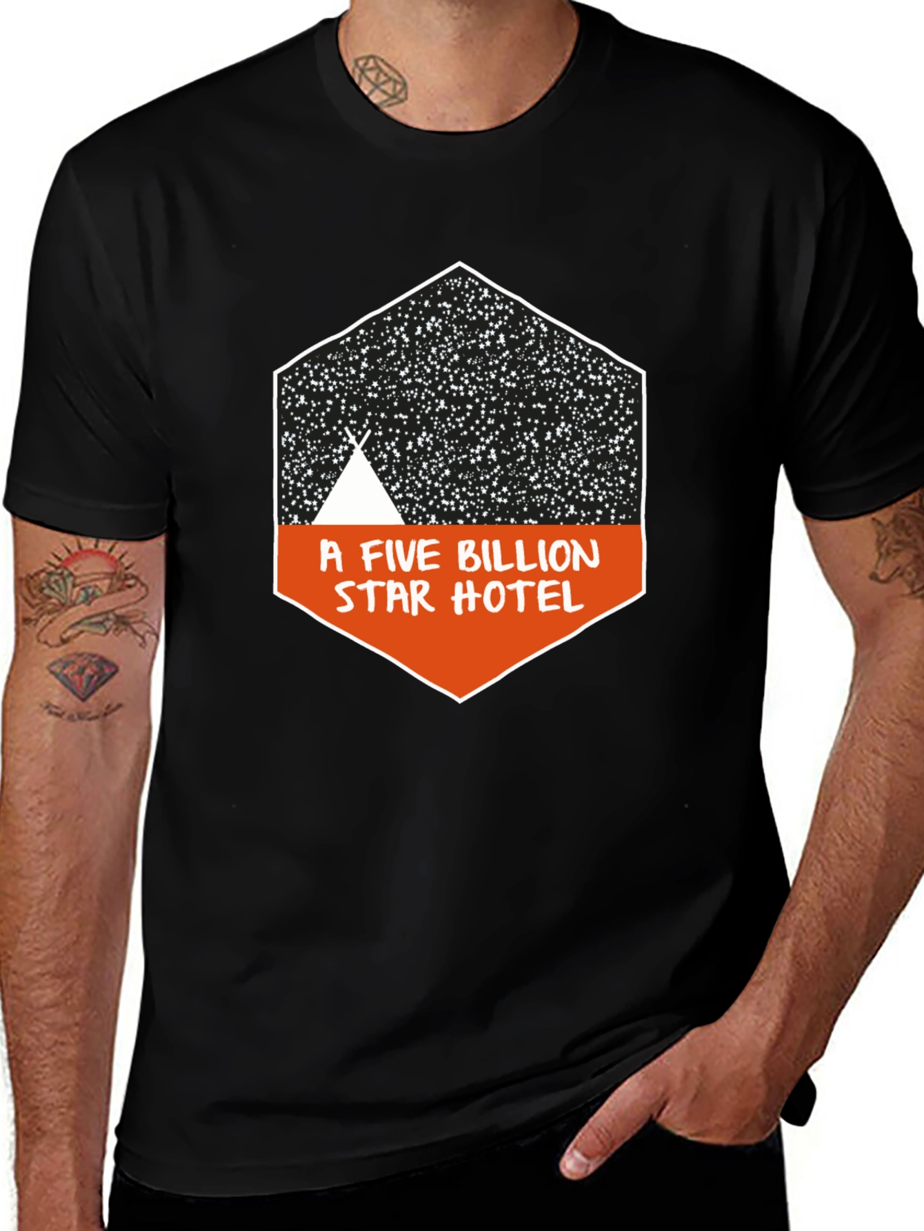 Variant 29 of Five Billion Star Hotel Graphic Tee