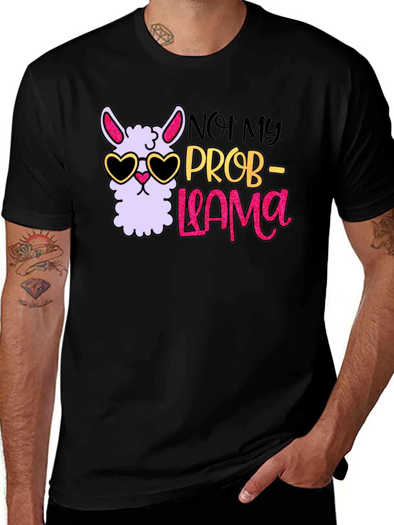 Variant 30 of Not My Prob-Llama T-Shirt