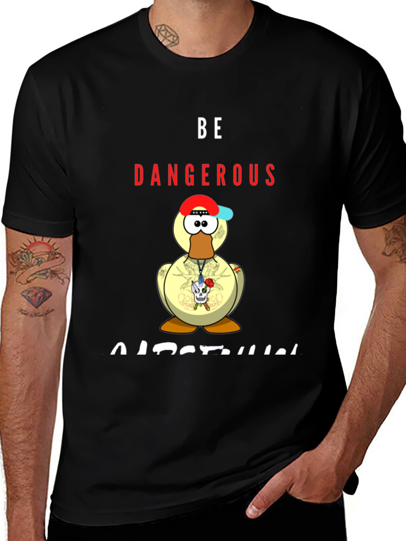 Variant 26 of Be Dangerous Duck T-Shirt
