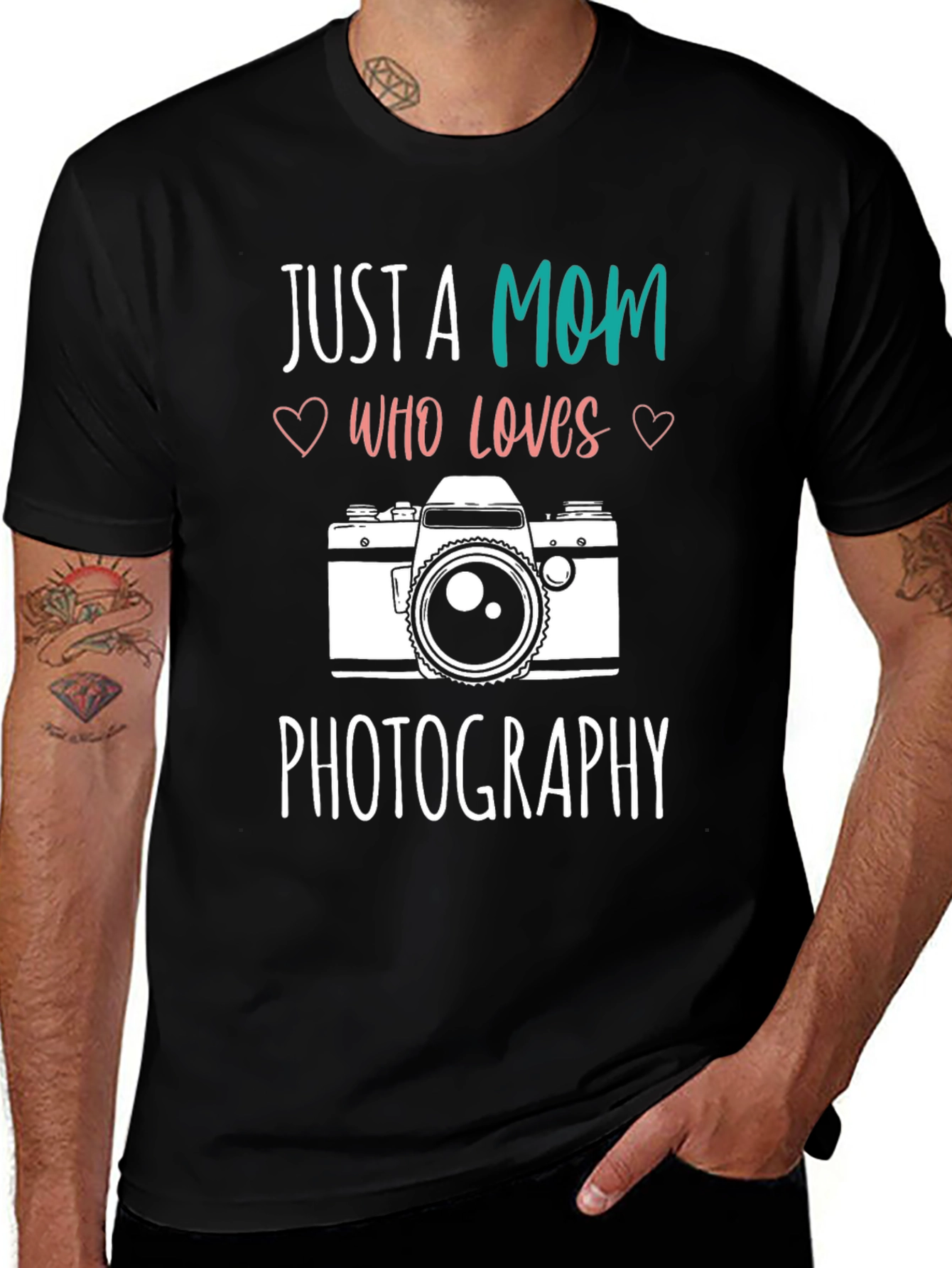 Mom Photography Lover T-Shirt - Camera Design