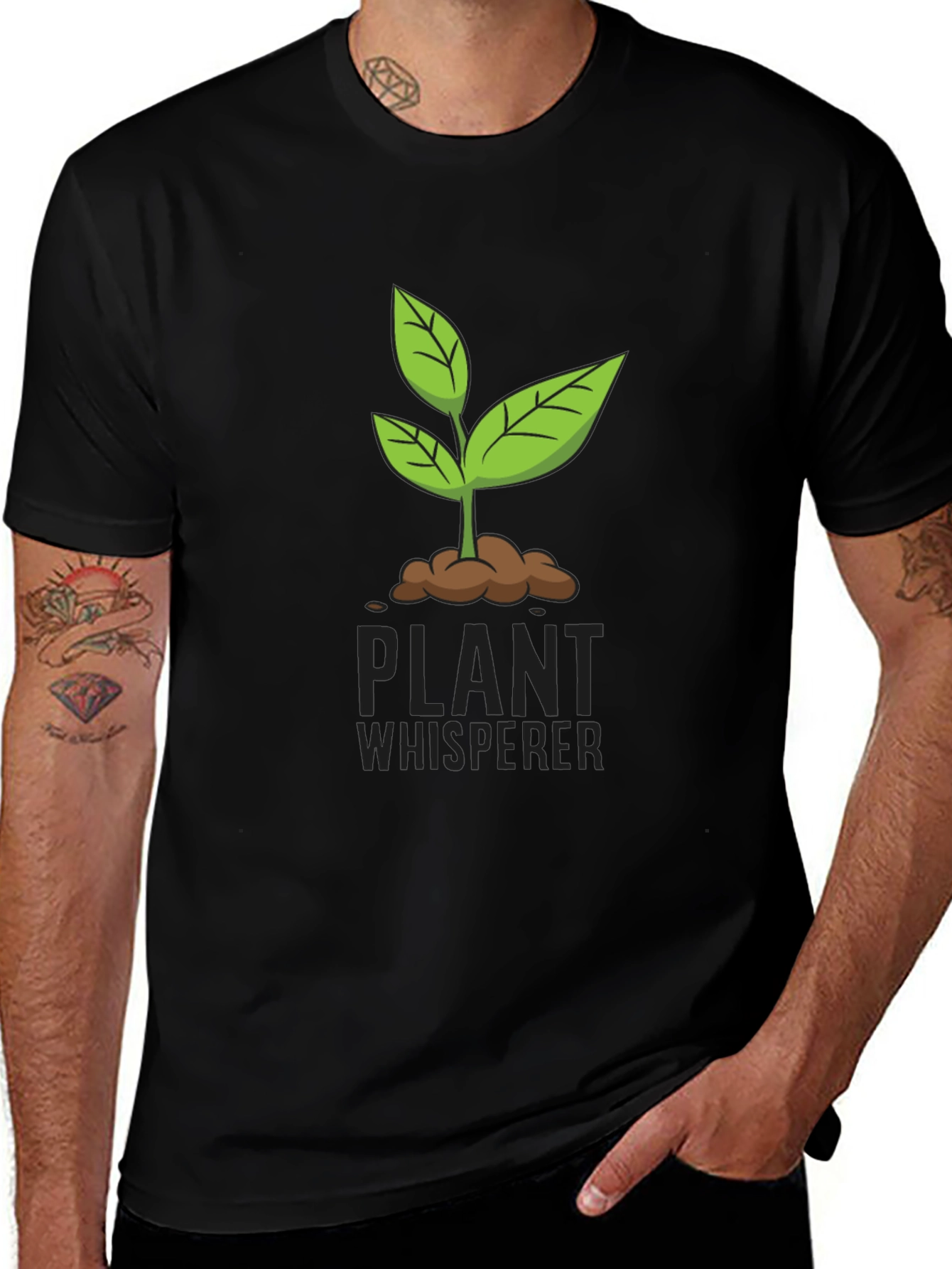 Variant 17 of Plant Whisperer Graphic T-Shirt