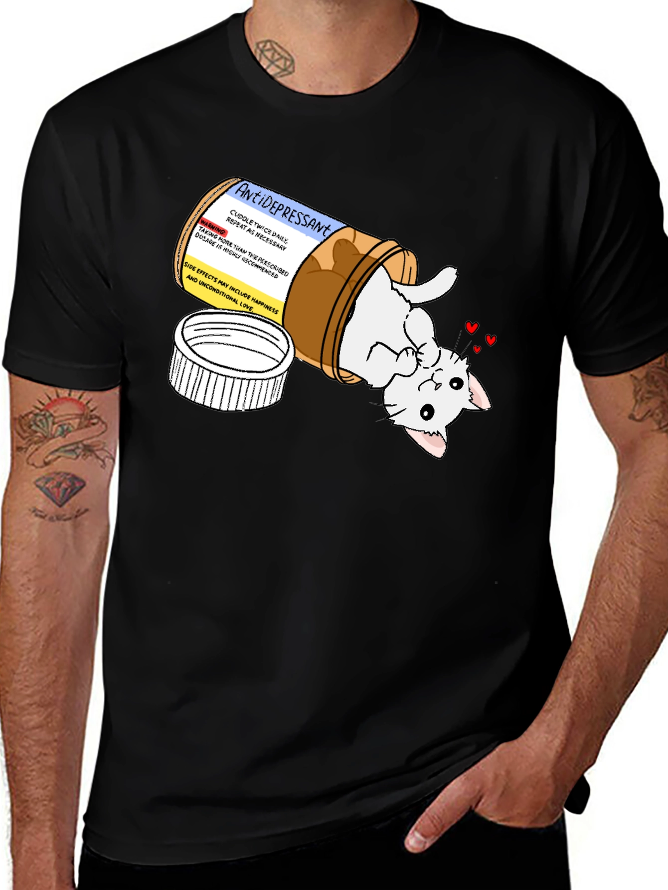 Antidepressant Cat T-Shirt