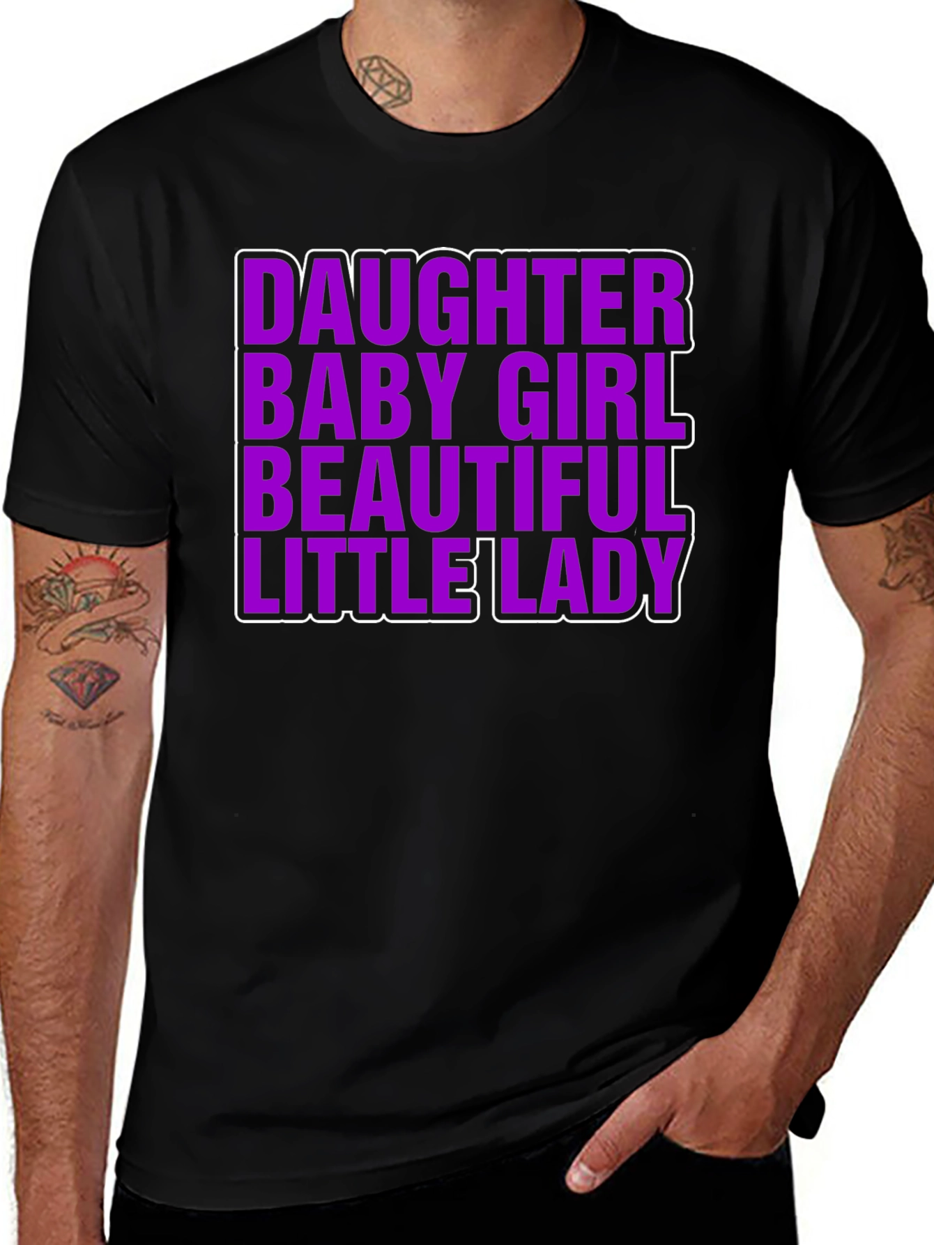 Variant 24 of Daughter Baby Girl Graphic T-Shirt