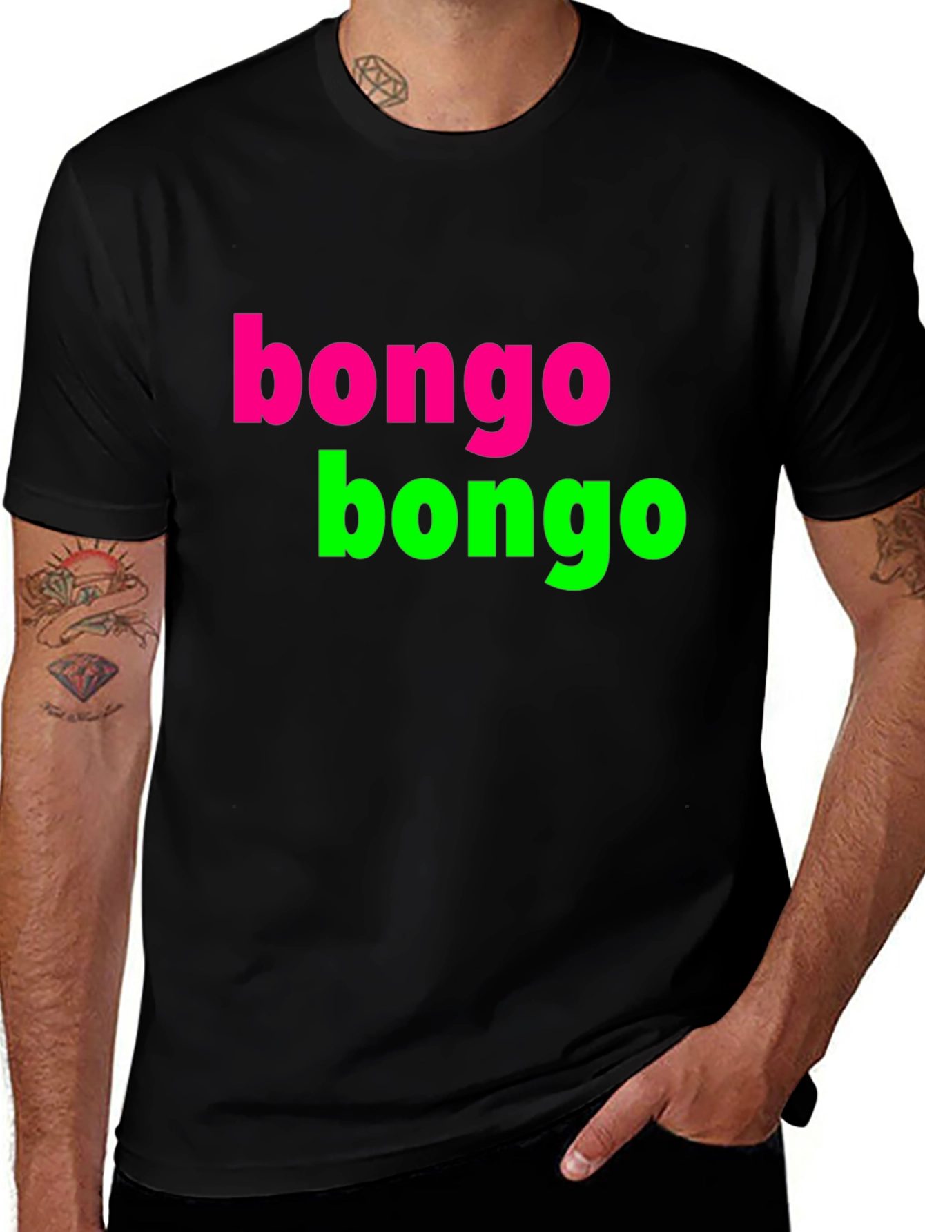 Variant 2 of Bongo Bongo T-Shirt - Funky Retro Design