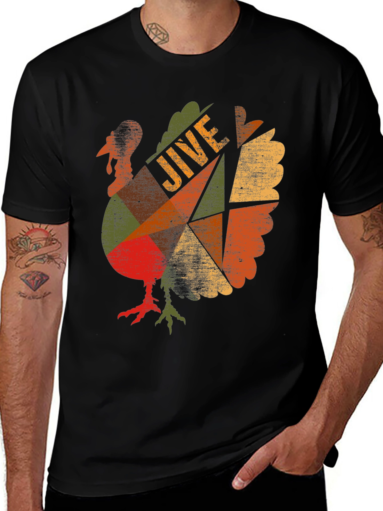 Thanksgiving Turkey Jive Graphic Tee