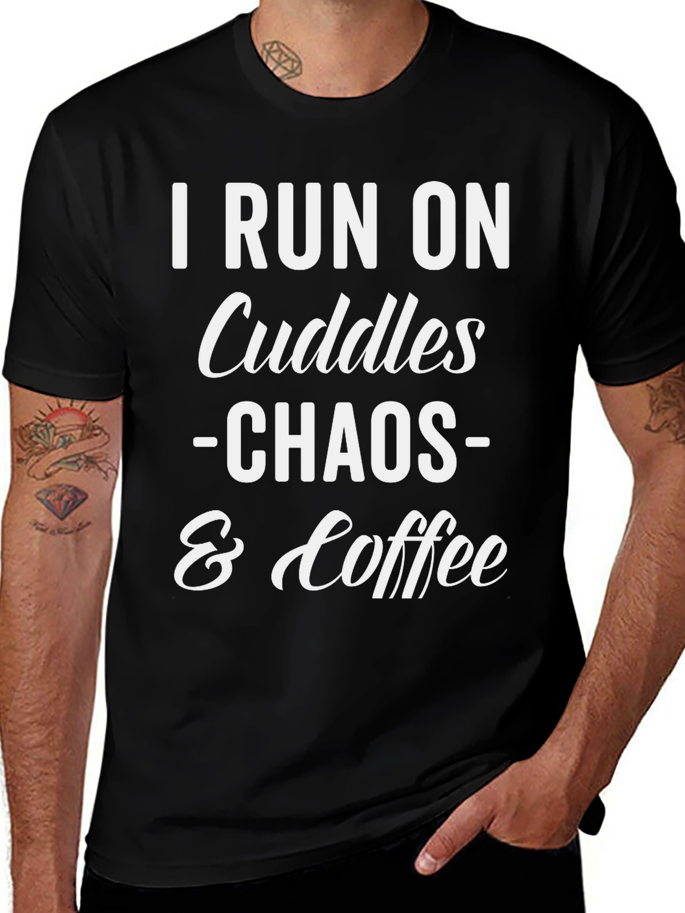Variant 11 of Cuddles, Chaos & Coffee Graphic Tee