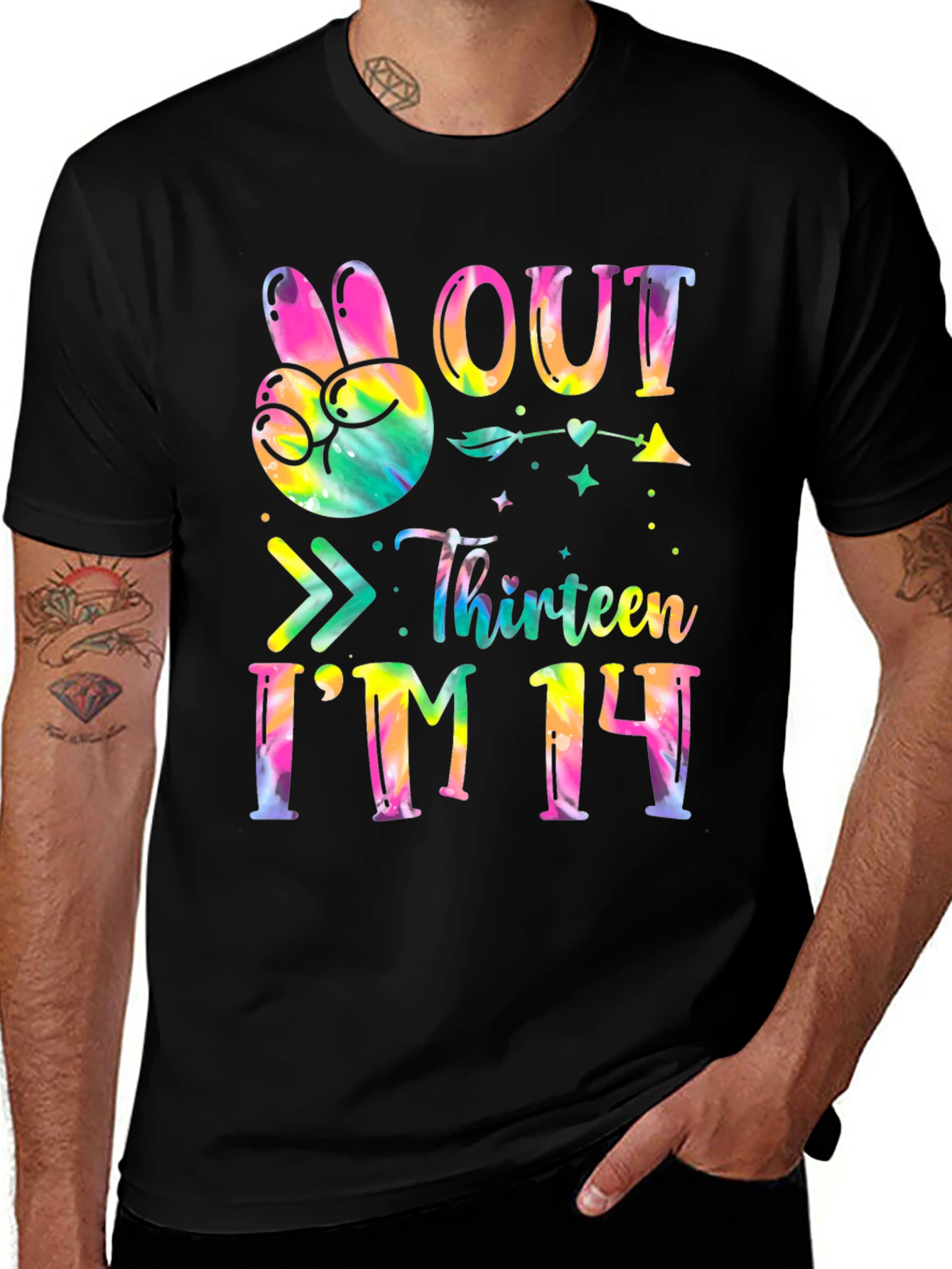 Variant 18 of Peace Out Thirteen, I'm 14 T-Shirt