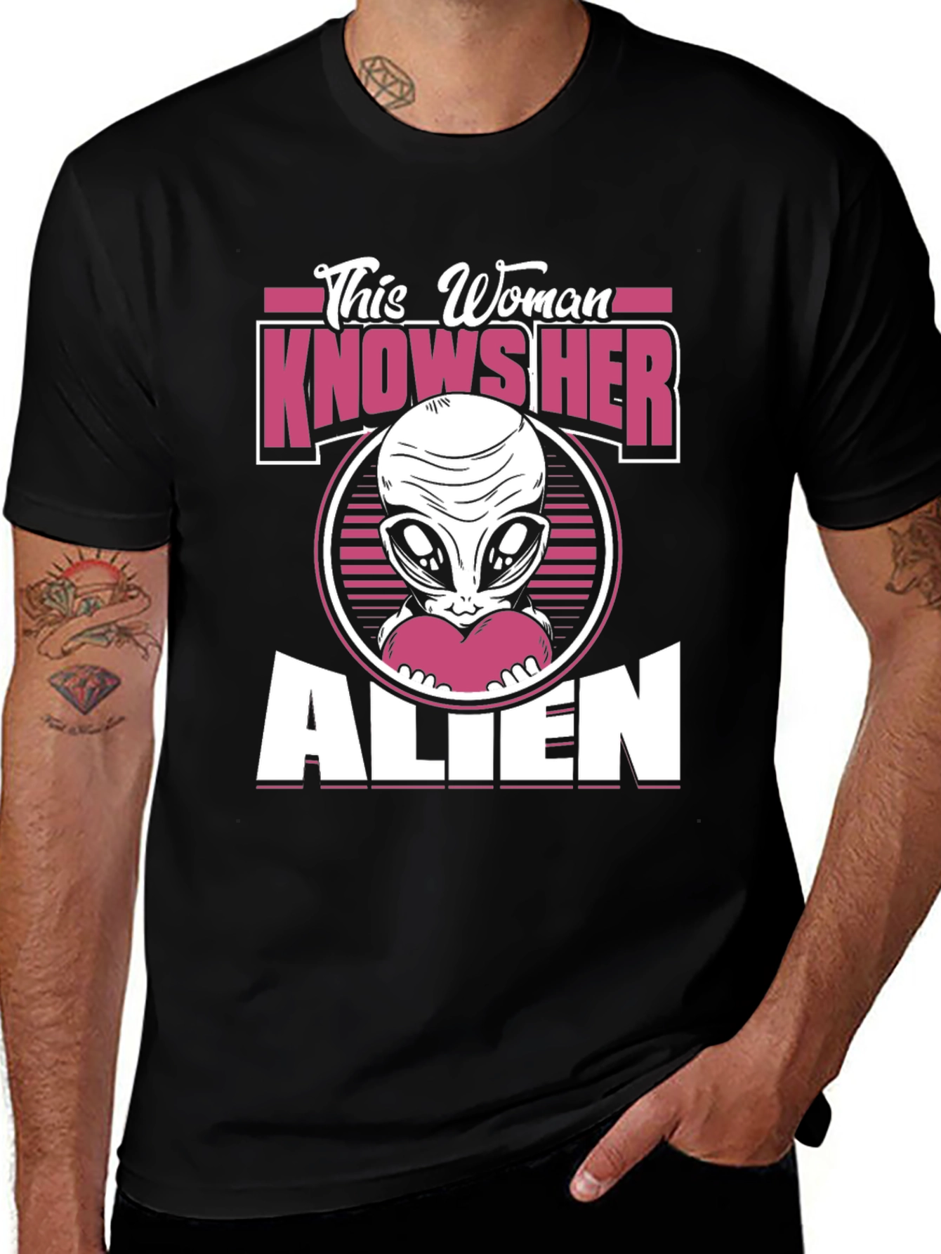 Variant 8 of This Woman Knows Her Alien T-Shirt