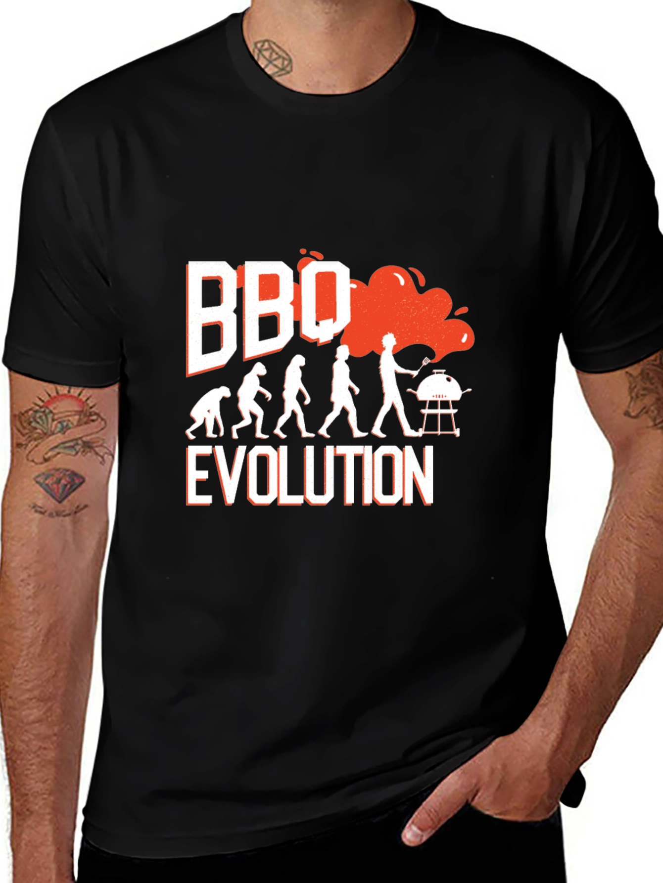 BBQ Evolution T-Shirt - Funny Grilling Shirt