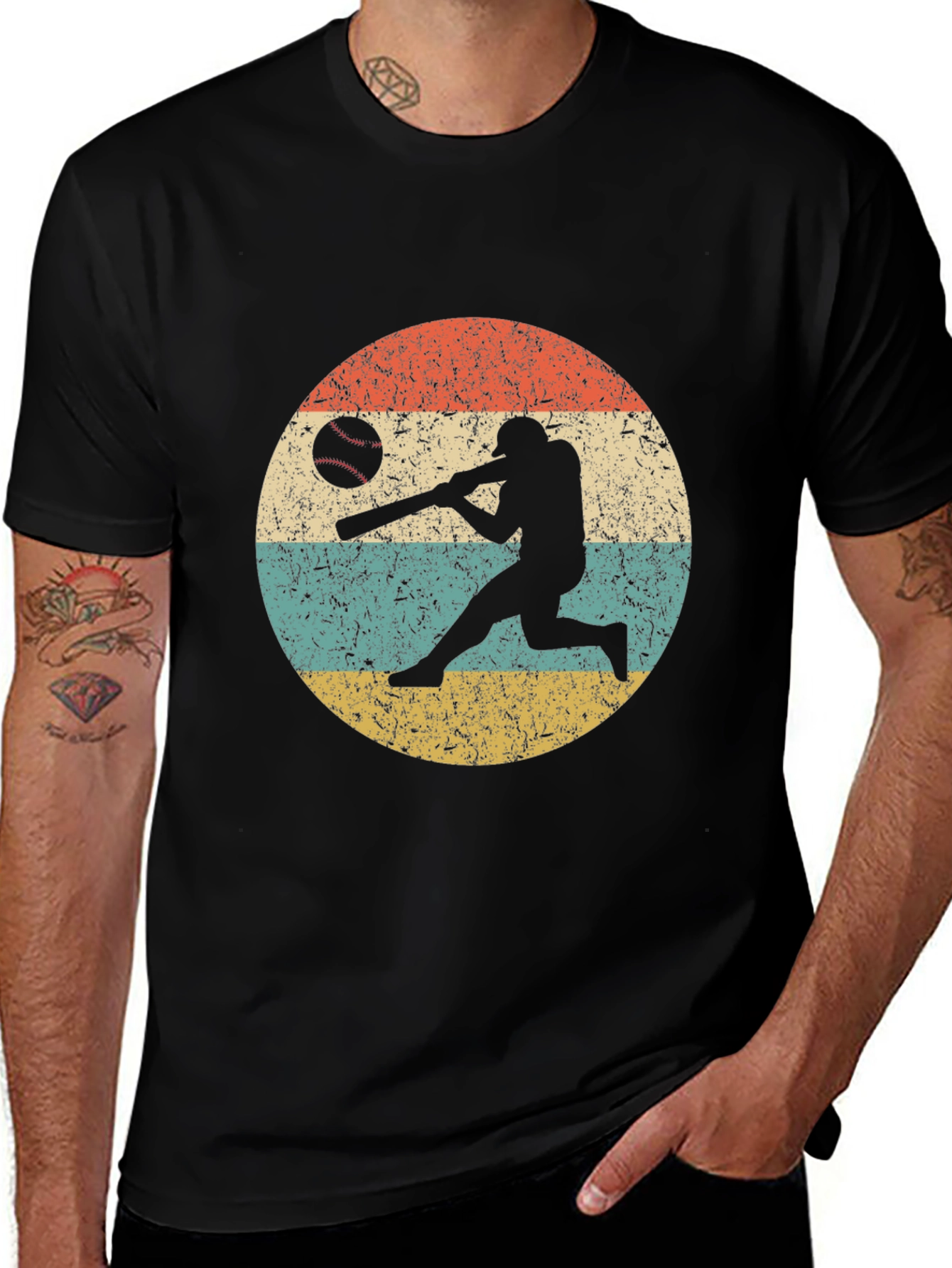 Variant 9 of Vintage Baseball Player Graphic T-Shirt