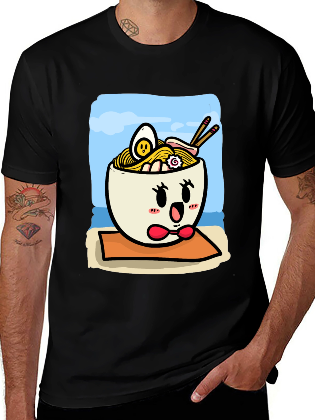 Variant 26 of Kawaii Ramen T-Shirt
