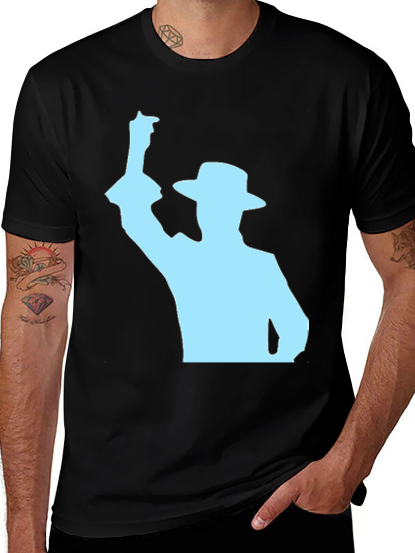 Variant 5 of Silhouette T-Shirt - Unique Design Tee