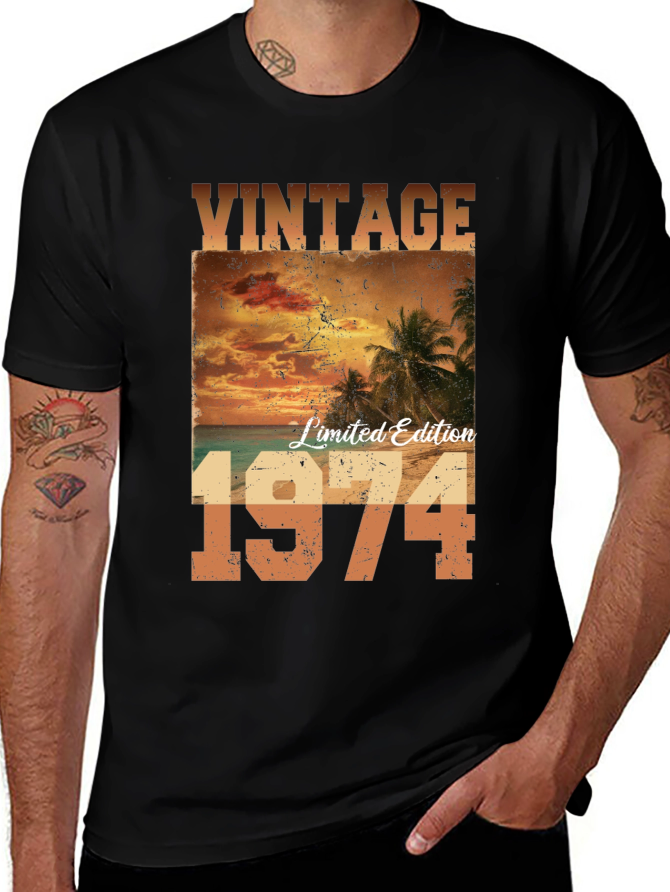 Variant 11 of Vintage 1974 Limited Edition Graphic Tee