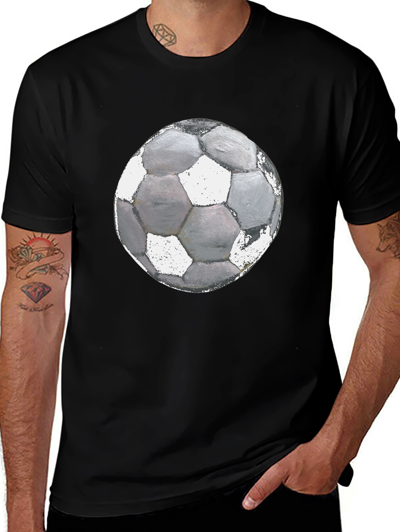 Variant 2 of Soccer Ball Graphic T-Shirt