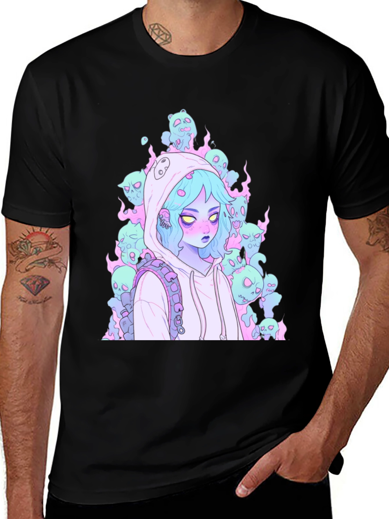 Variant 13 of Pastel Ghost Girl T-Shirt