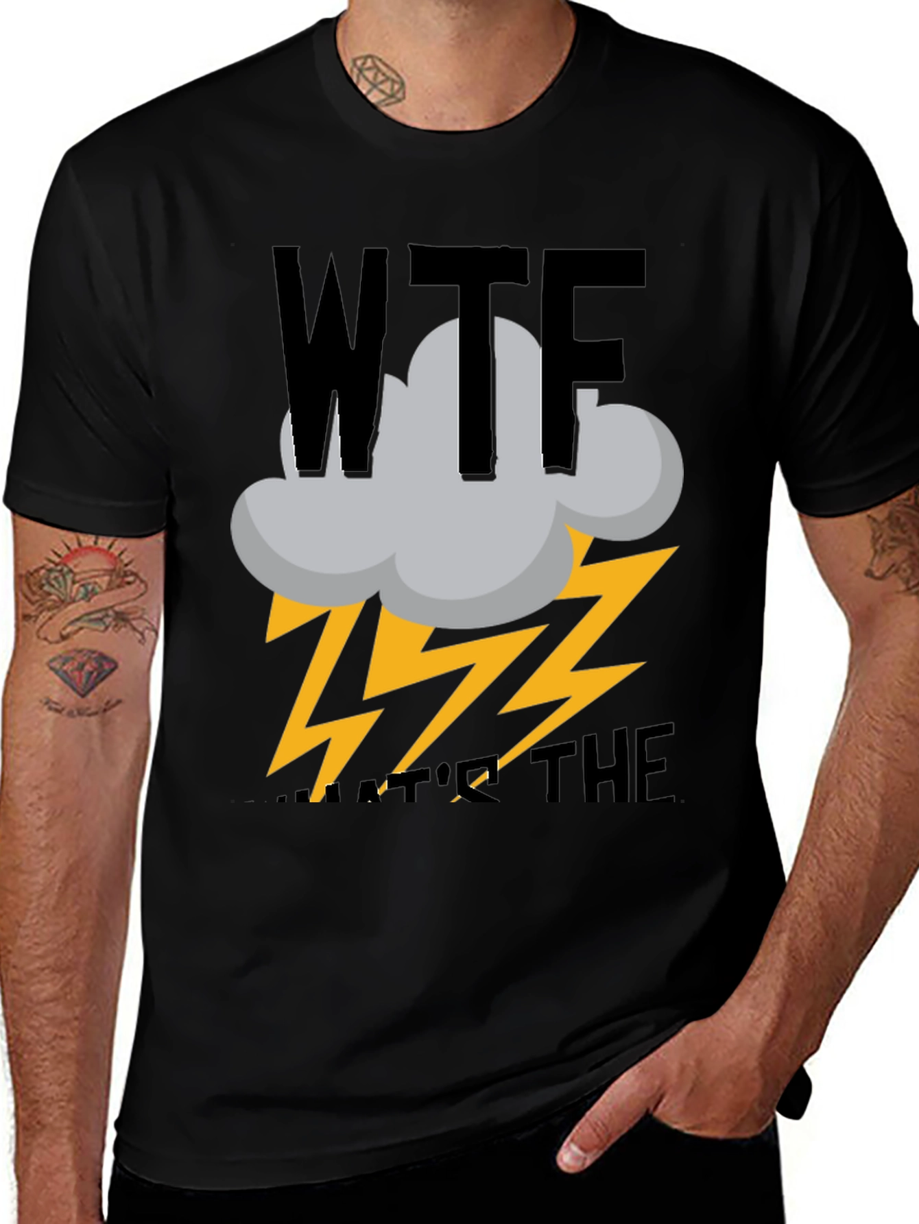 Variant 11 of WTF Weather T-Shirt - Funny Novelty Tee